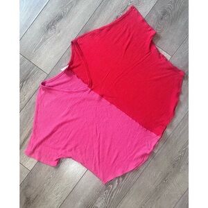 Fantastic Fawn Color Block Oversized Top